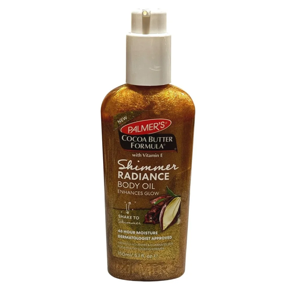 Palmers Cocoa Butter Formula Shimmer Radiance Body Oil Vitamin E 5.1oz 150ml
